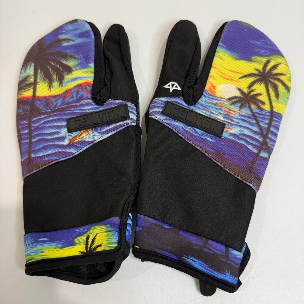 Celtek Lightweight Snowboard Ski Mittens Sunset Spring Park Gloves Men’s Size L